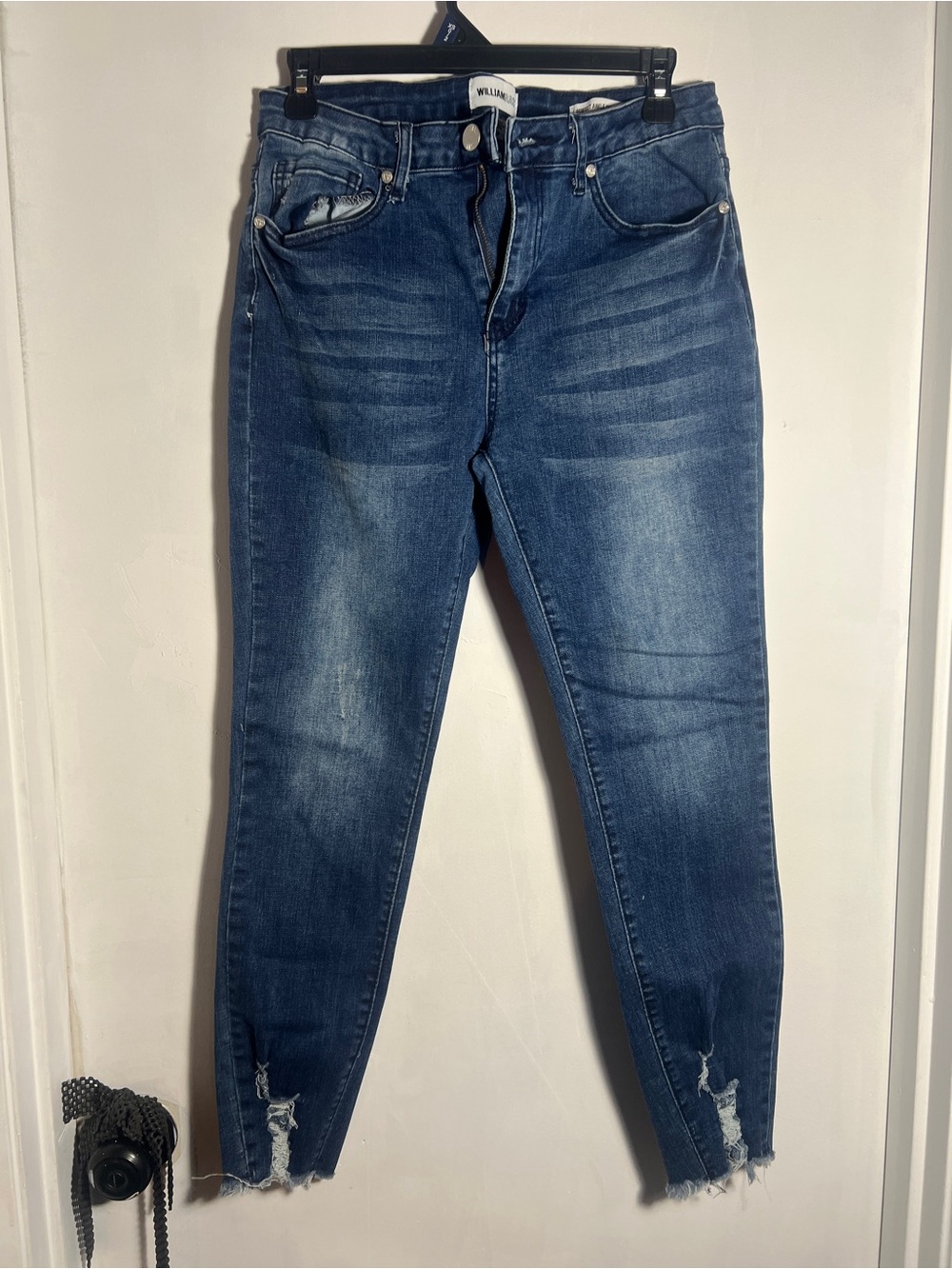 William Rast Women's Medium Blue Perfect Ankle Skinny Jeans